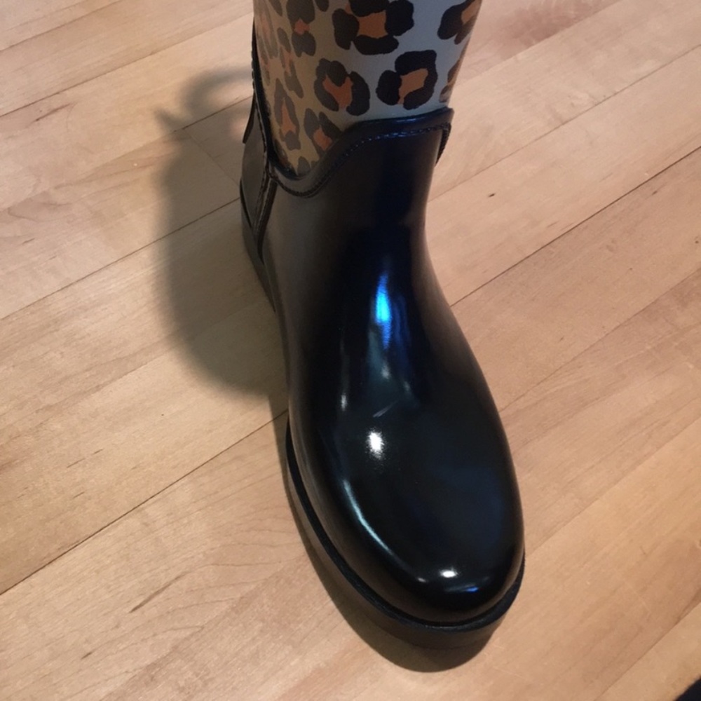Coach leopard rain boots - Picture 4 of 6